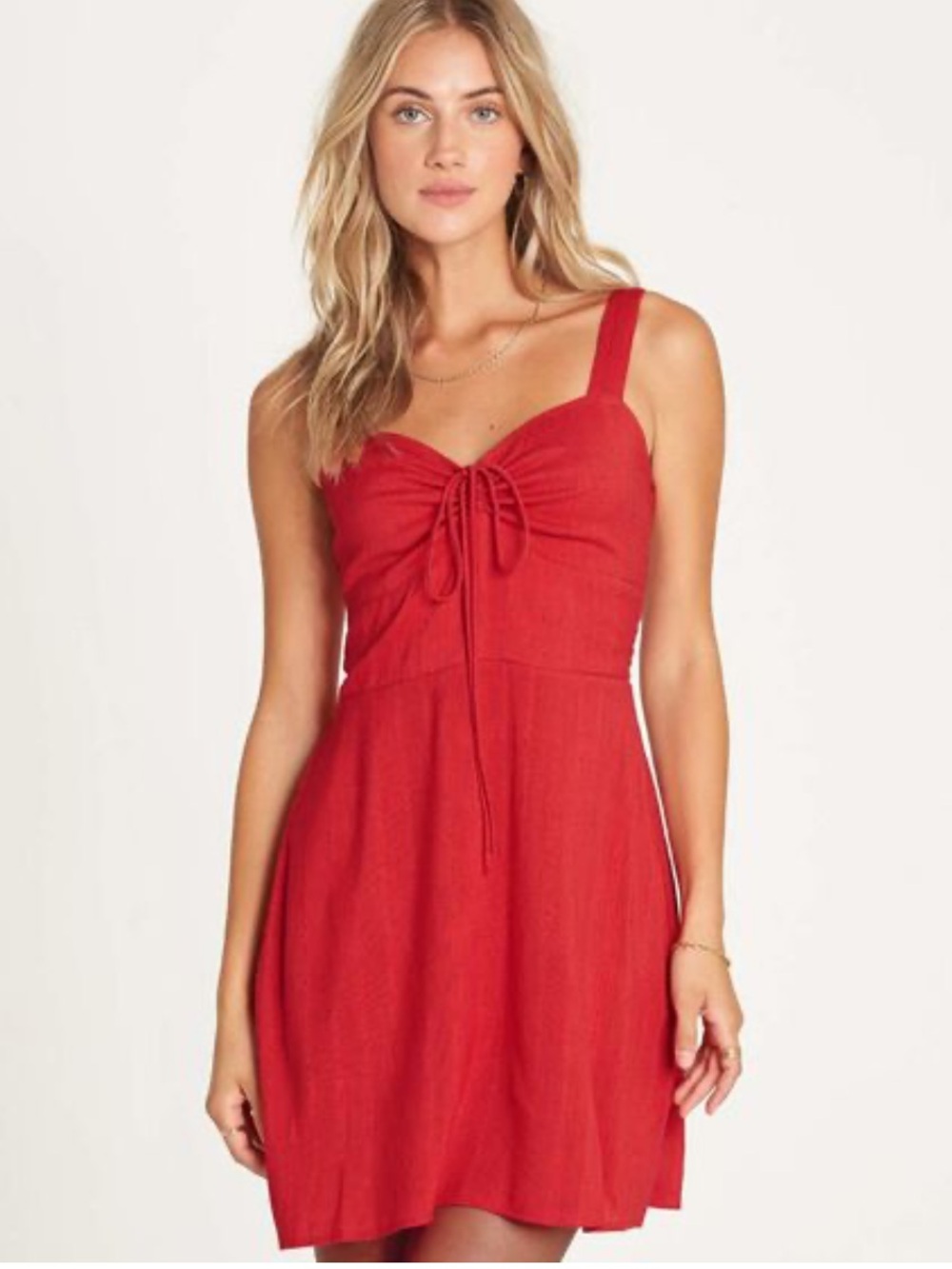 Billabong Cherry Kisses Mini Dress with Straps, size small